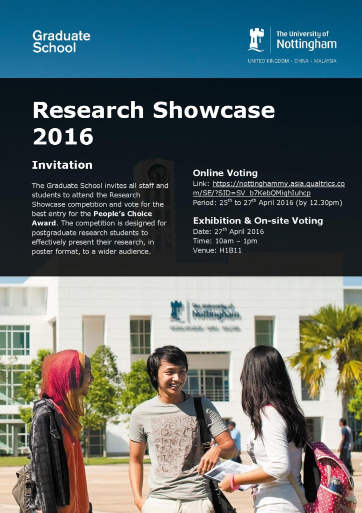 Research Showacse 2016 - Voting and Exhibition