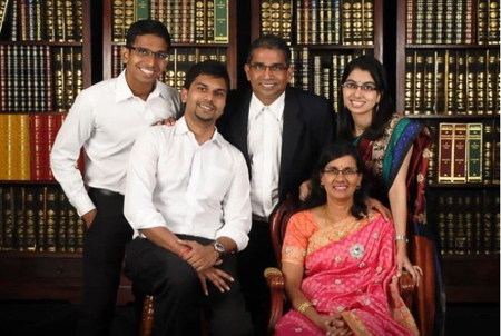 Dinesh family portrait