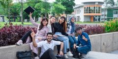 Diverse student community at the University of Nottingham Malaysia, fostering a multicultural and enriching environment