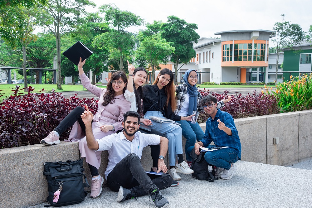 Diverse student community at the University of Nottingham Malaysia, fostering a multicultural and enriching environment