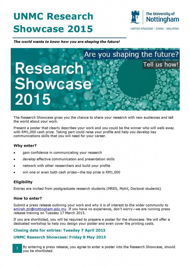 Flyer - Research Showcase 2015 (1)